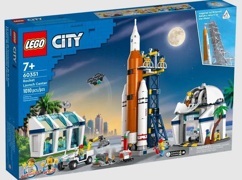 Educational wooden building blocks for early childhood development LEGO City - Rocket Launch Center 60351 Educational wooden building blocks for early childhood development LEGO City - Rocket Launch Center 60351