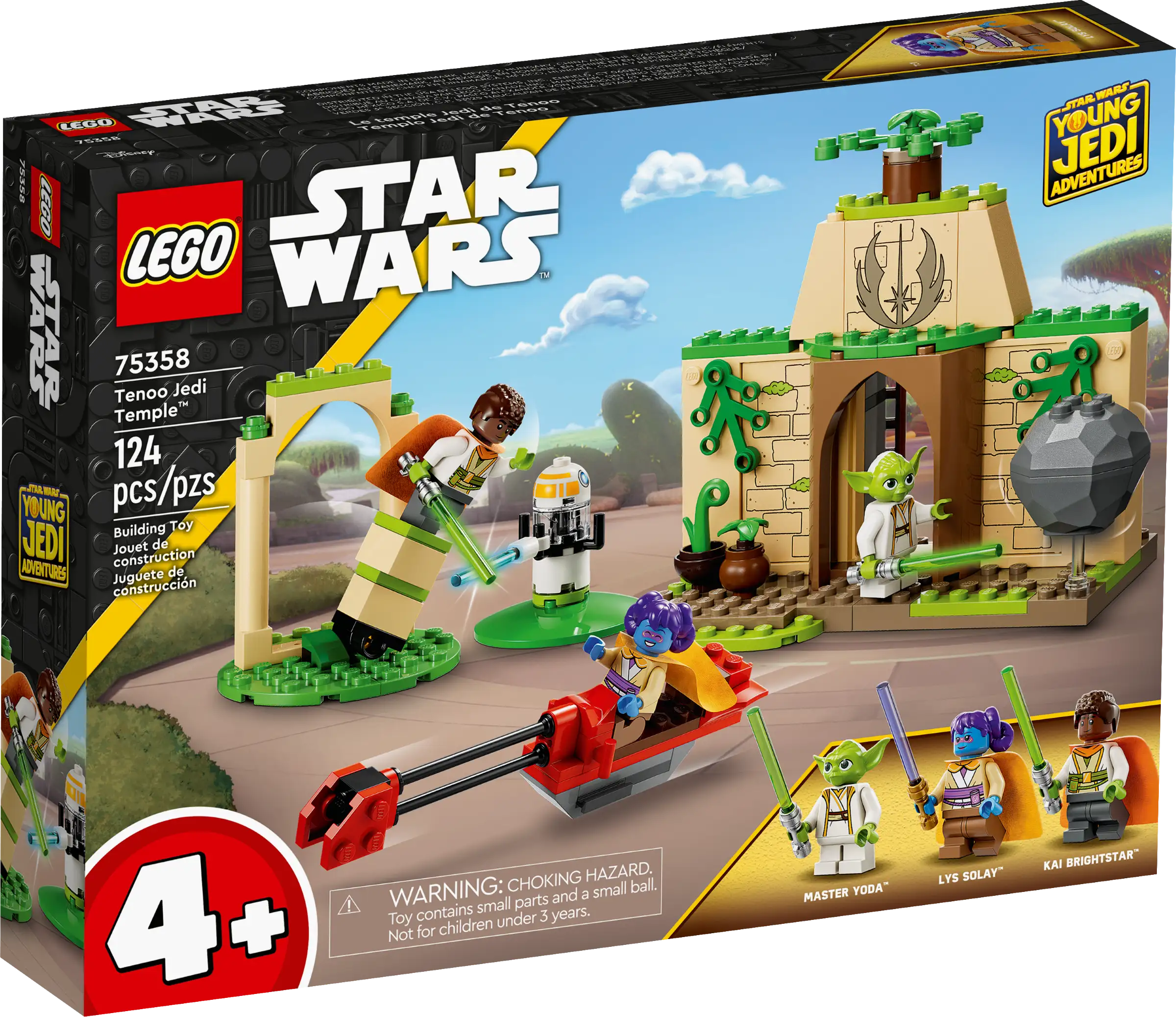Building blocks for making stadium models​ LEGO 75358 STAR WARS Tenoo Jedi Temple
