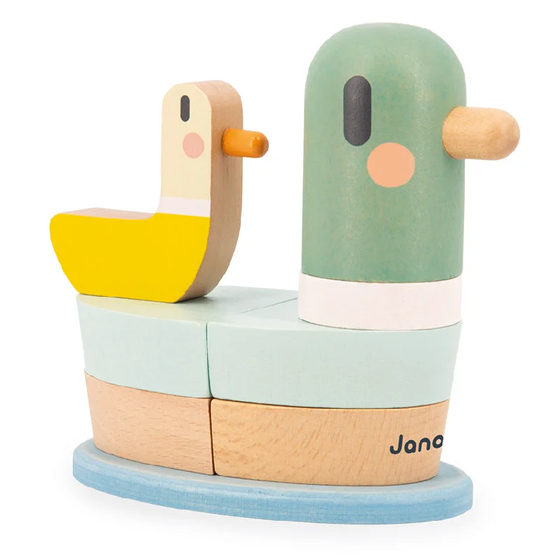 Wooden play airports for transportation role - play​ Cocoon Stacking Ducks