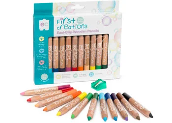 Canvas panels for landscape painting in various sizes​ EC First Creations Easi-Grip Wooden Pencils