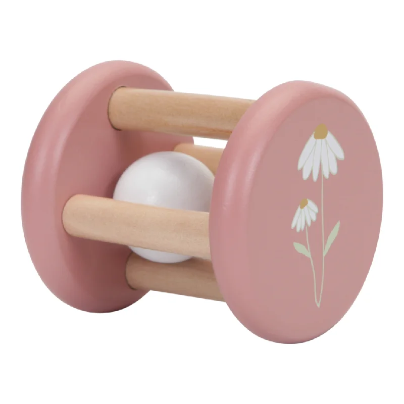 Wooden play motorcycles for vehicle play​ Roller Rattle - Wild Flowers