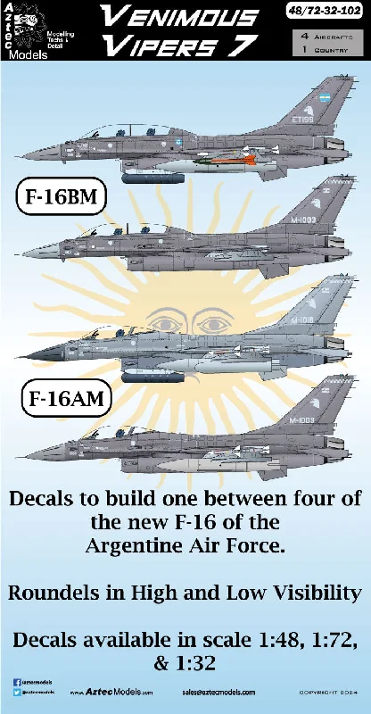 DIY airplane model toys for aviation enthusiasts to assemble​ D-102 F-16 Argentina