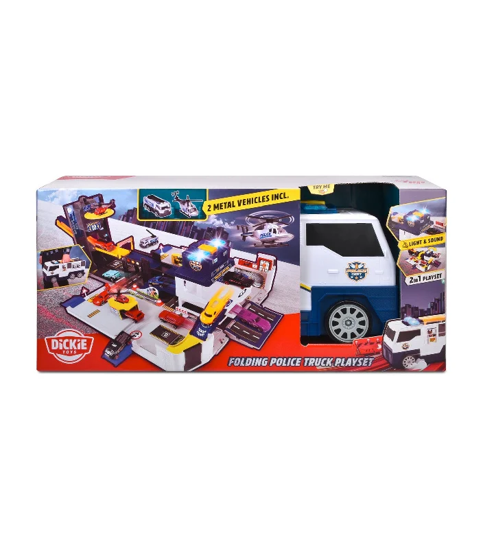 Educational toys for teaching biotechnology basics​ Folding Police Truck Playset