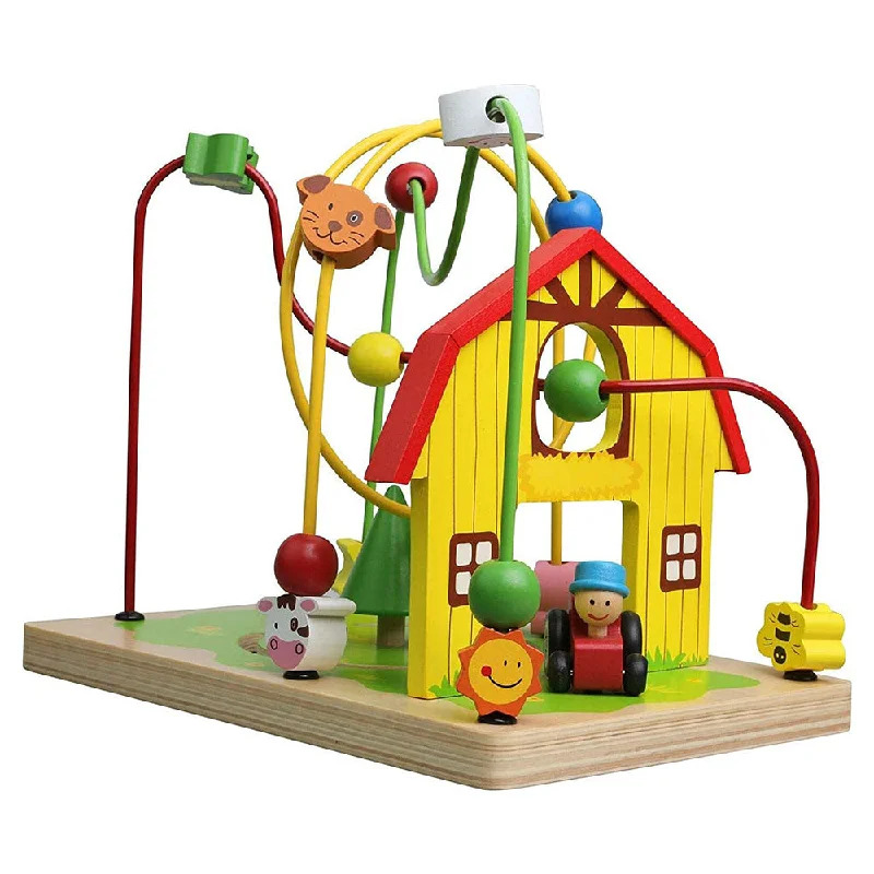 Outdoor educational toys for nature exploration​ Farm Beads Frame