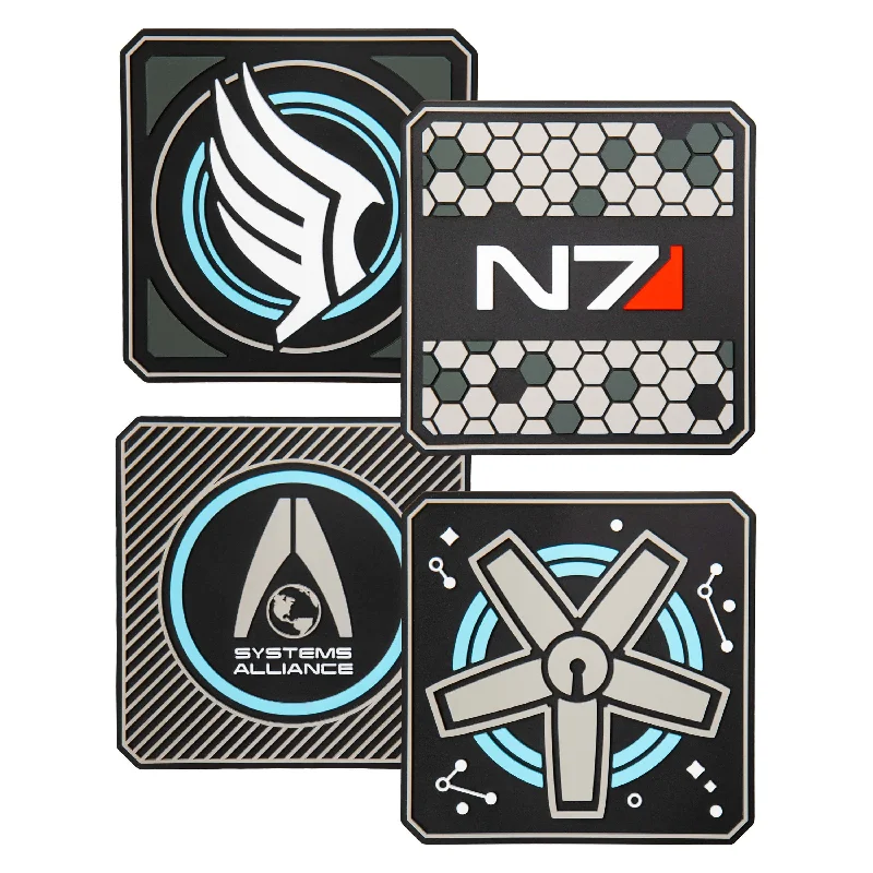 Video games with exclusive in - game items Mass Effect - Paragon Silicone Coaster Set Video games with exclusive in - game items Mass Effect - Paragon Silicone Coaster Set