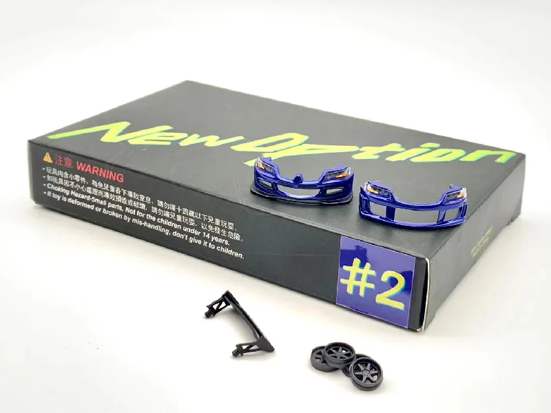 Medieval - village model toys for historical immersion​ Mitsubishi Lancer EVO XI Blue Tuning Parts #2