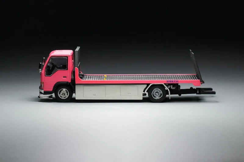 Animal - shaped model toys for wildlife education​ Peako Model x YES Model 1:64 Flatbed Tow Truck in Pink