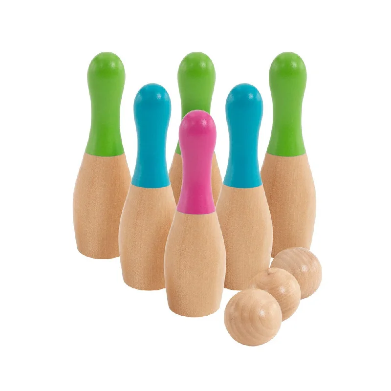 Solar - powered outdoor toys for eco - friendly playTP Toys Wooden Outdoor Skittles Set Solar - powered outdoor toys for eco - friendly playTP Toys Wooden Outdoor Skittles Set