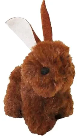 Plush toys for horse enthusiasts in horse - shaped forms​ Backyard Bunny Squeaky Cat Toy
