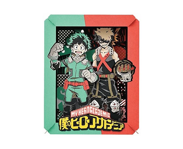 Puzzle - based board games combining multiple elements​ My Hero Academia Paper Theater (Deku And Bakugo)