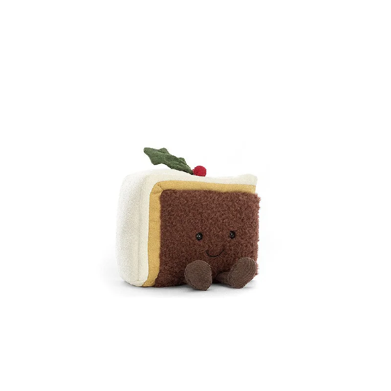 Plush toys for carpenters with wood - grain - textured designs Jellycat Amuseable Slice of Christmas Cake Plush toys for carpenters with wood - grain - textured designs Jellycat Amuseable Slice of Christmas Cake