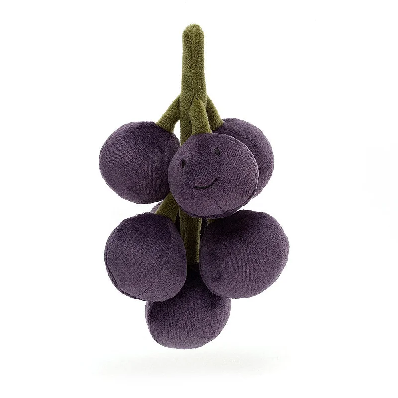 Plush toys for librarians with book - or library - card - shaped details Jellycat Fabulous Fruit Grapes Plush toys for librarians with book - or library - card - shaped details Jellycat Fabulous Fruit Grapes